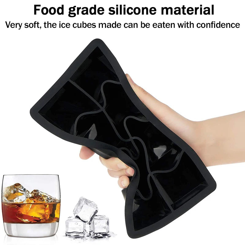 Grade Grande Forma de Bandeja de Gelo Gigante Jumbo Grande Silicone