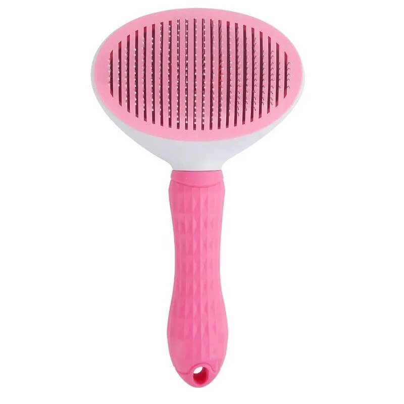 Pet cão escova gato pente auto limpeza pet removedor de pêlos escova para cães gatos grooming ferramentas animais de estimação desmatting pente cães acessórios